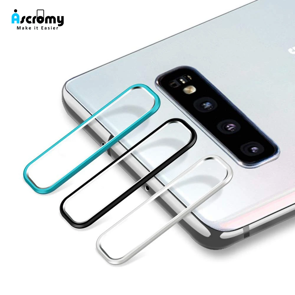 Ascromy для samsung Galaxy S10 Note 10 Plus 10+ S10+ металлическая защитная пленка для камеры Защитная пленка для экрана
