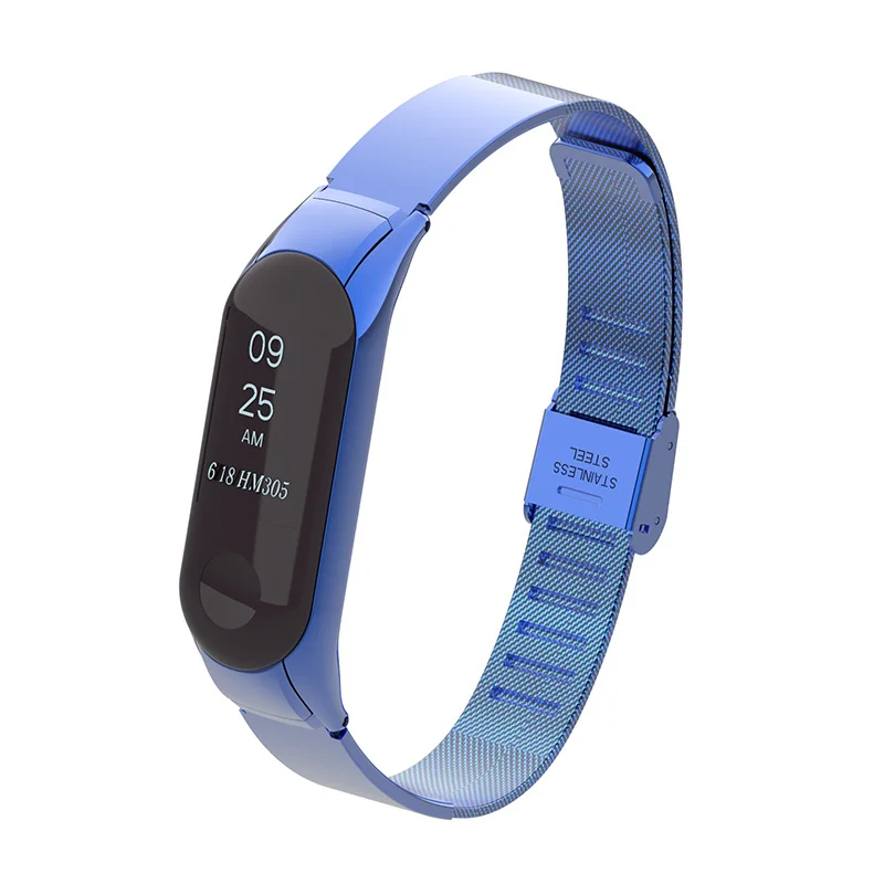 Ремешок сменный из нержавеющей стали для Xiaomi Band 3 браслет Xiomi Xaiomi Xiami Xaomi