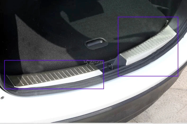 

Stainless Steel Inner And Outer Rear Bumper Protector Sill Trim Accessories Car Styling For Mazda CX-5 CX5 2012-2015 Z2AAL007