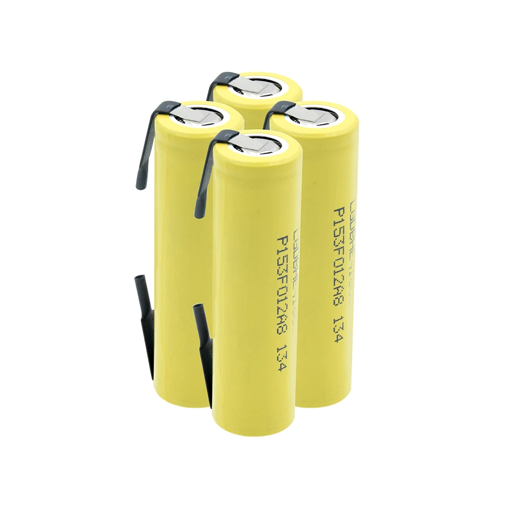 2/4 шт 3 7 v литиевая батарея 18650 перезаряжаемая литий ионная 2500mah Высокая утечка 35a с