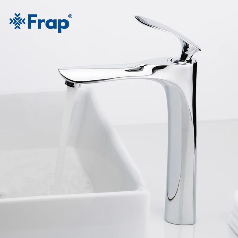 Смесители для раковины FRAP Y10093 кран горячей и холодной воды хромированная латунь