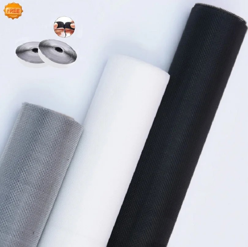 

DIY Customizable Screen Window Mesh,Nano DIY Window Screen Anti Mosquito Bug Insect Fly Window Screen Mesh Net Curtain