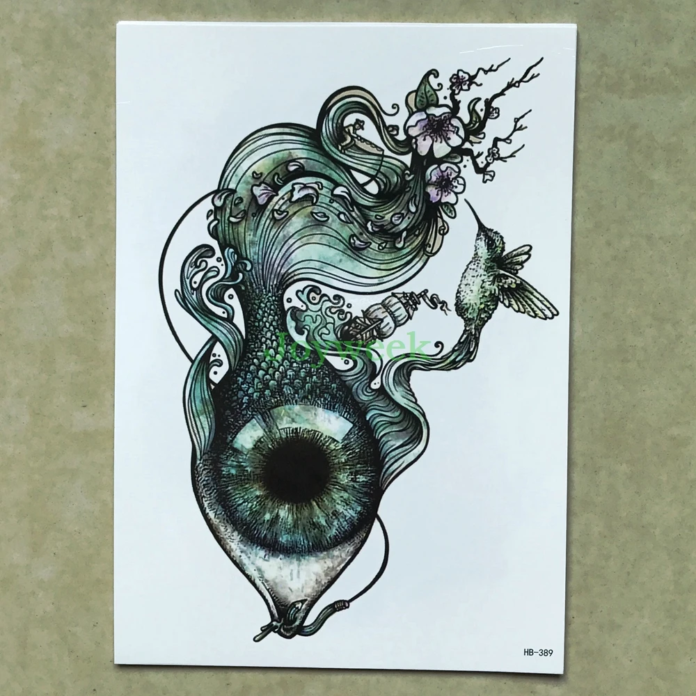 

Waterproof Temporary Tattoo Sticker large GOD eye tatto stickers flash tatoo fake tattoos for men women
