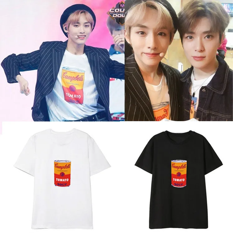 K pop NCT U127 летние футболки с короткими рукавами для студентов мужчин и