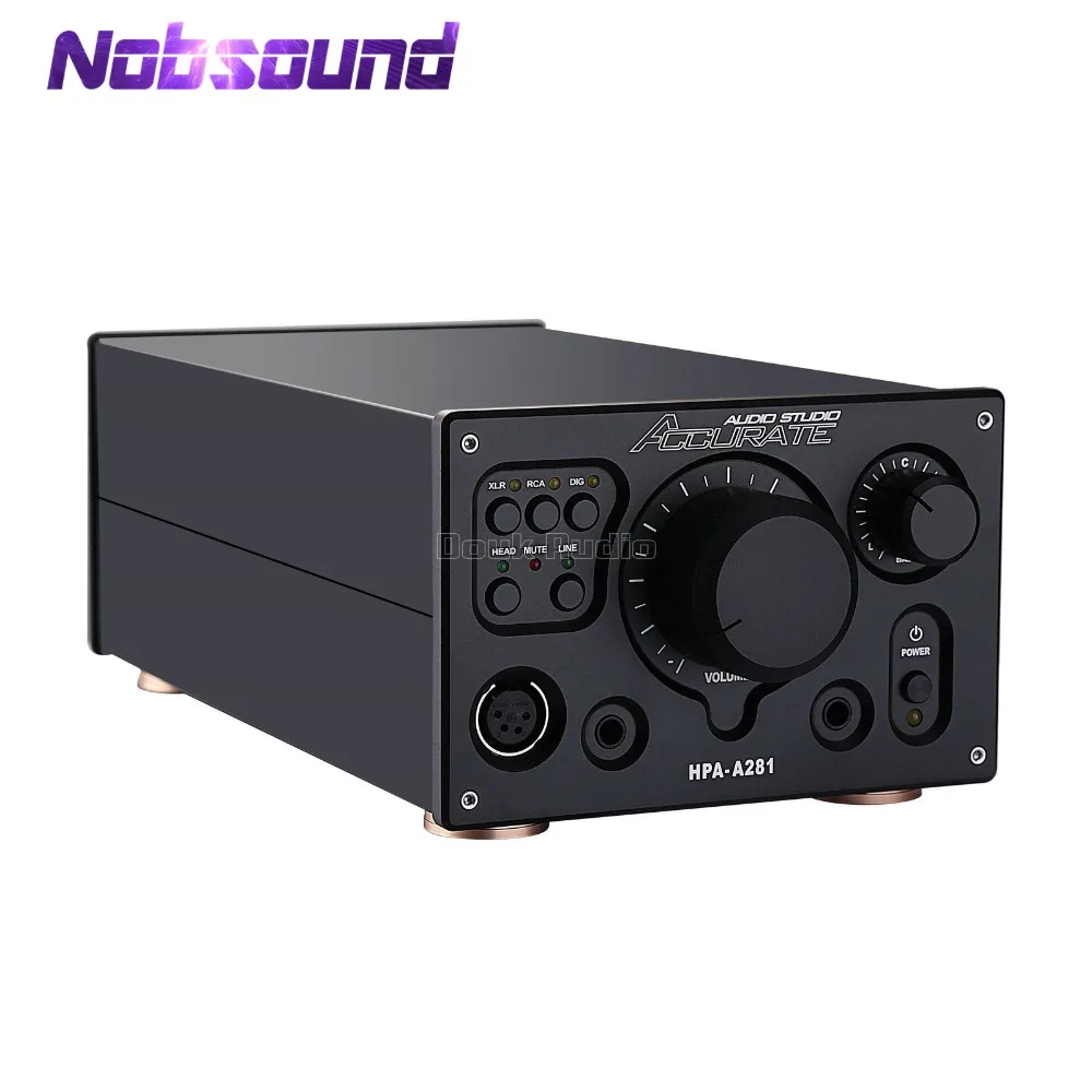 Nobsound Hi-end полностью сбалансированный усилитель для наушников цифровой XLR/RCA стерео усилитель HiFi аудио предусилитель ссылка HPA V281 схемы