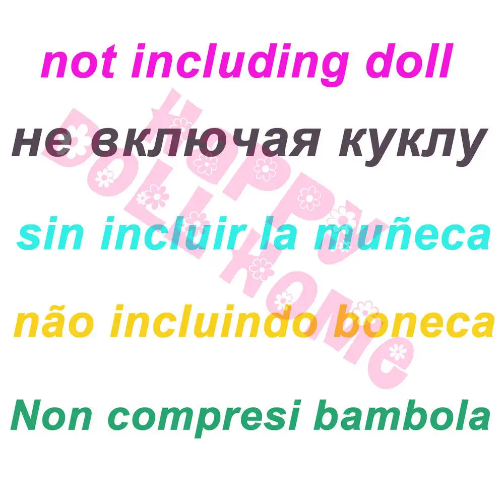 Случайный выбор 10 шт./лот комплекты одежды куклы модная одежда повседневные