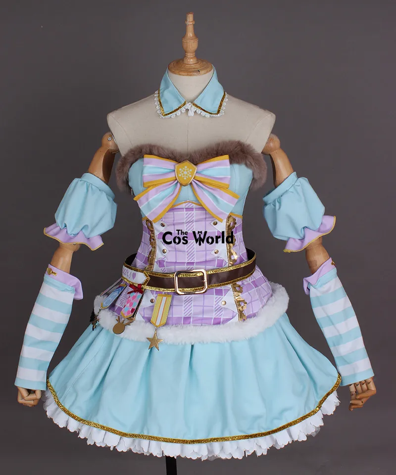 Love Live Sunshine Kanan Matsuura Рождественская футболка для хора топ платье Униформа наряд
