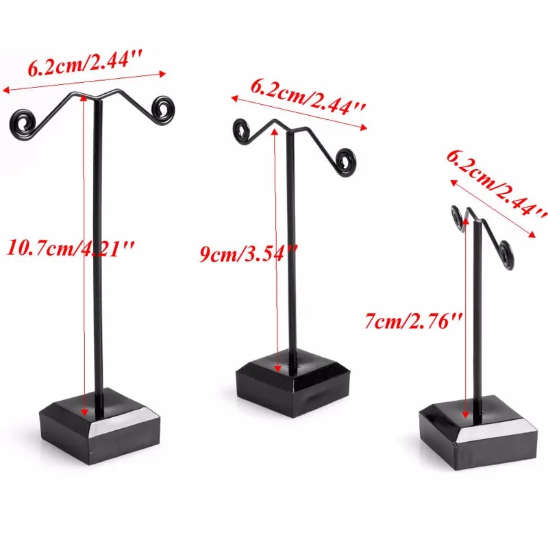 3 шт./компл. металлическая подставка для серег и ожерелий|show rack|jewelry displaynecklace jewelry