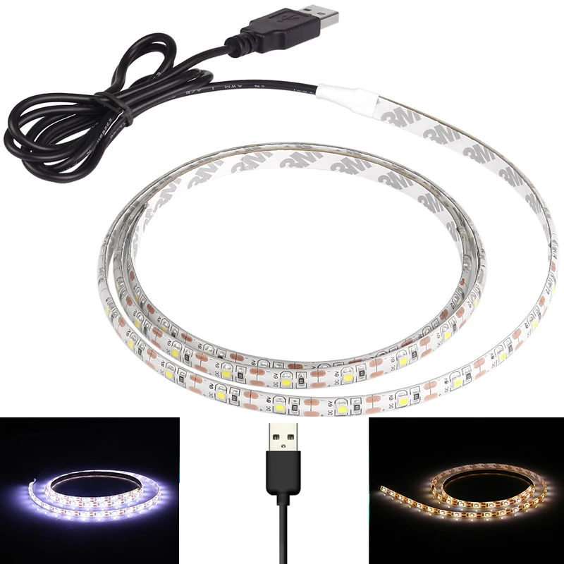 Z50 5 в 50 см 1 м 2 3 4 USB кабель питания светодиодный светильник SMD 2835 Рождественский