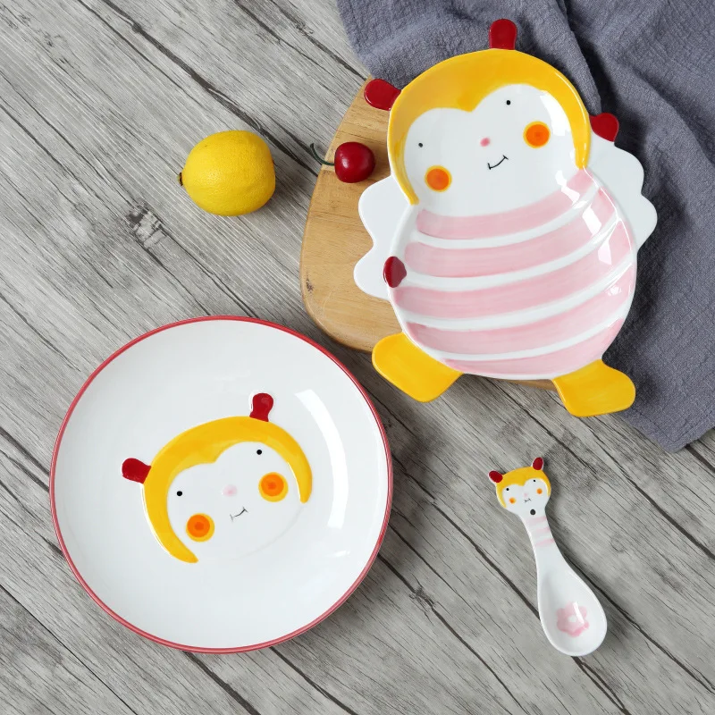 Керамическая посуда 3 шт./компл. подарок детская чаша для ребенка керамическая