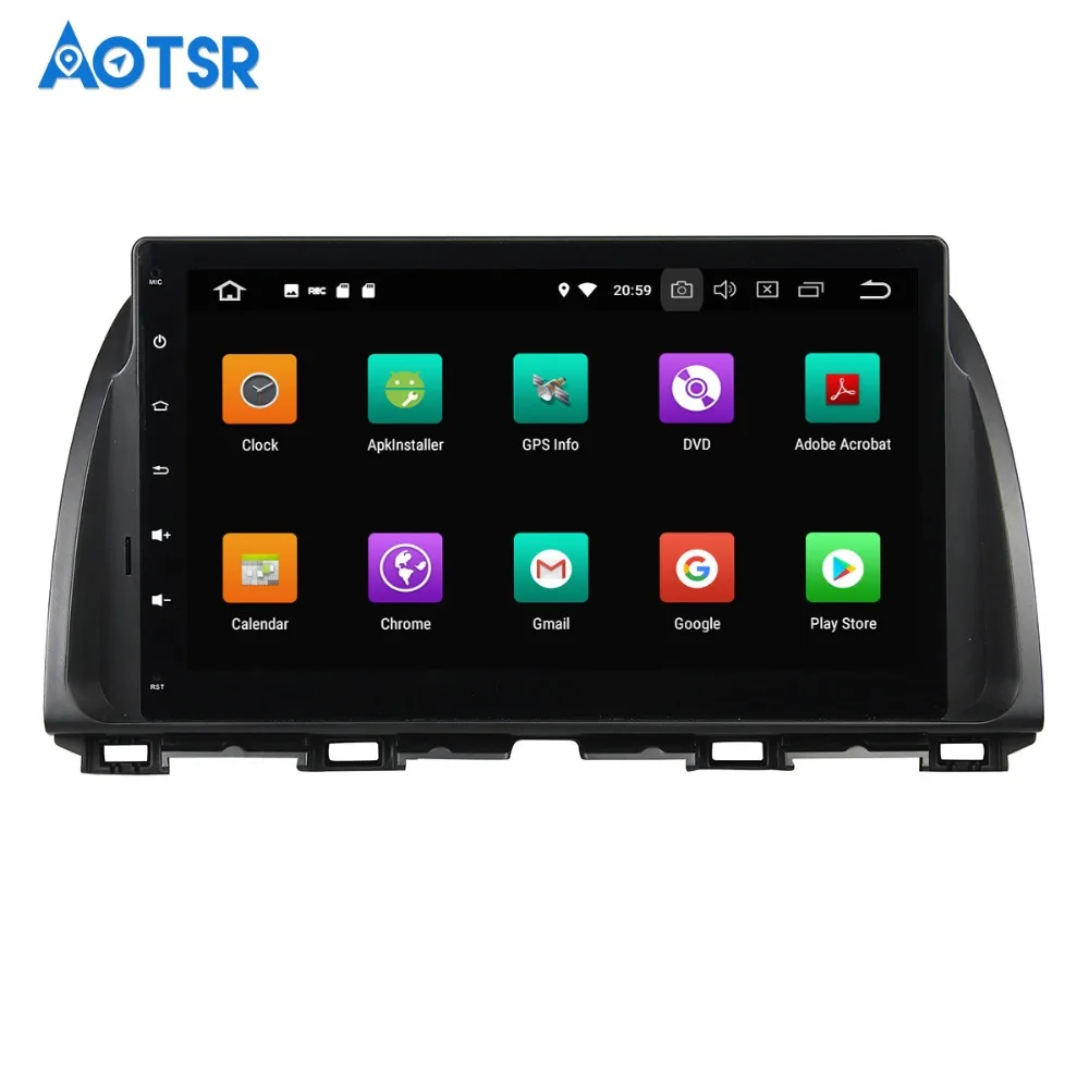 IPS Android 8 0 Core 4 Гб + 32 ГБ Автомобильный DVD-плеер GPS Glonass радио Wi-Fi 4G BT для Mazda ATENZA CX-5 CX5
