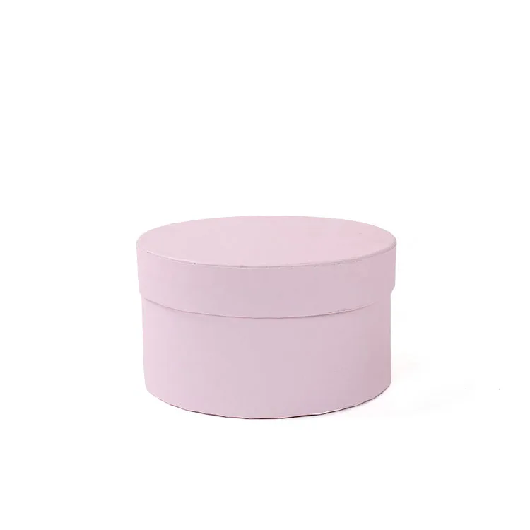pink Мини-круглые картонные бумажные коробки для цветов, коробка для цветов в виде розы на День святого Валентина, Подарочная коробка для украшения свадебной вечеринки - Цвет: pink