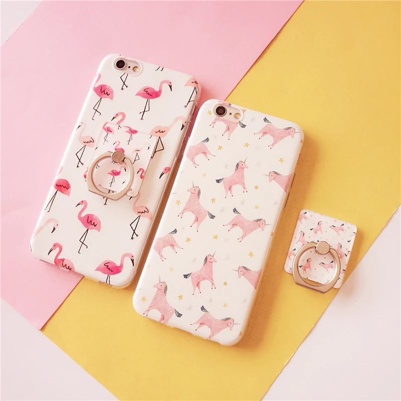 For iphone 6s plus Case Cover flamingo original TPU for 7 8 6 s x phone cases silicone unicom 100% |