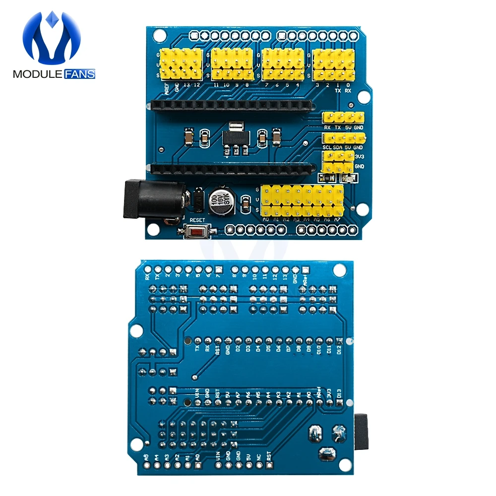 NANO I/O IO датчик расширения щит модуль для Arduino UNO R3 Nano V3.0 3 0 контроллер совместимая