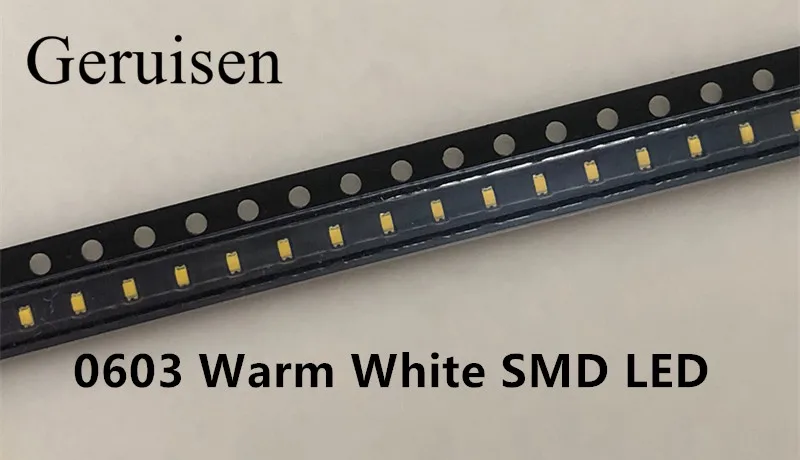 Фото 0805 SMD LED теплый белый светодиод S 2800 3200K светодиодный светильник - купить