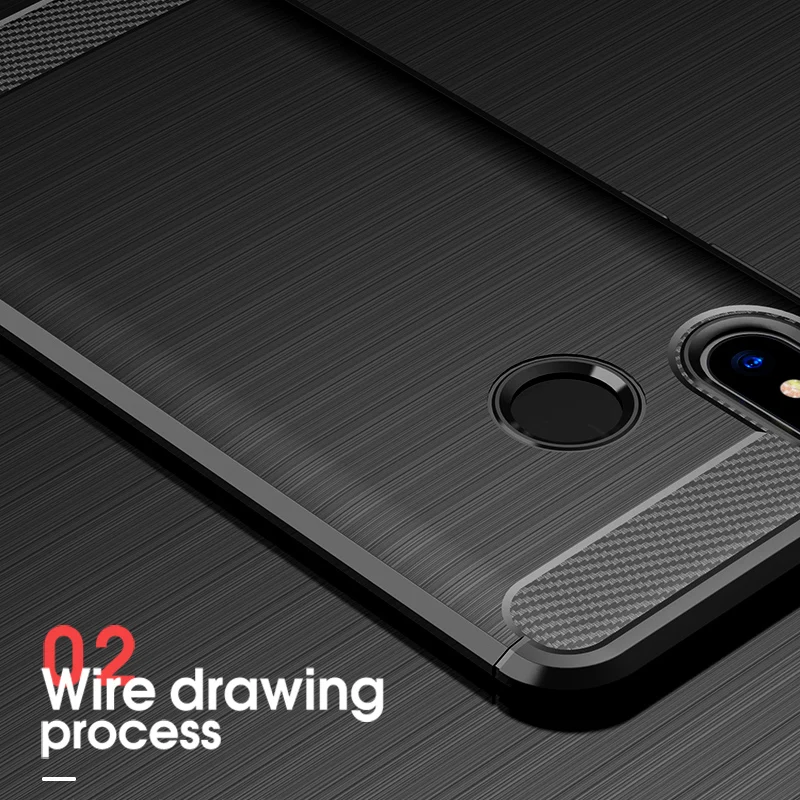 Чехол для Xiaomi Mi 8 IPAKY Mi8 мягкий силиконовый гибридный защитный чехол из