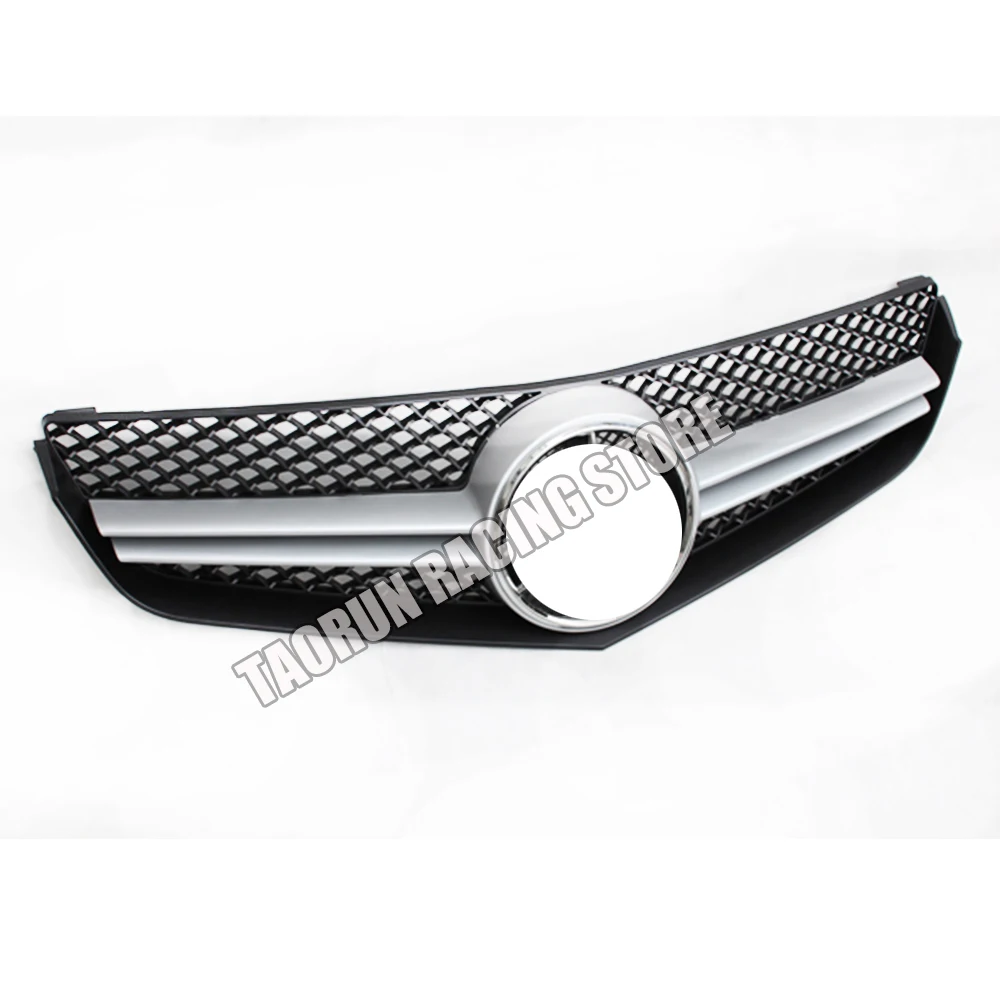 W207 C207 ABS Серебряная Решетка переднего бампера для Benz E260 E300 E350 Coupe 2010 2011 2012 2013|bumper