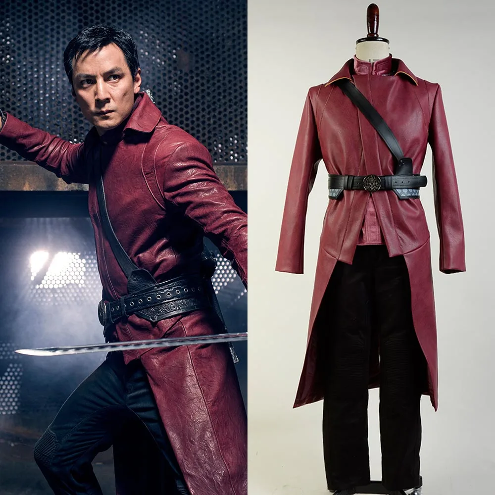 Костюм для косплея Into the Badland Sunny Daniel Wu красный костюм полный комплект Униформа