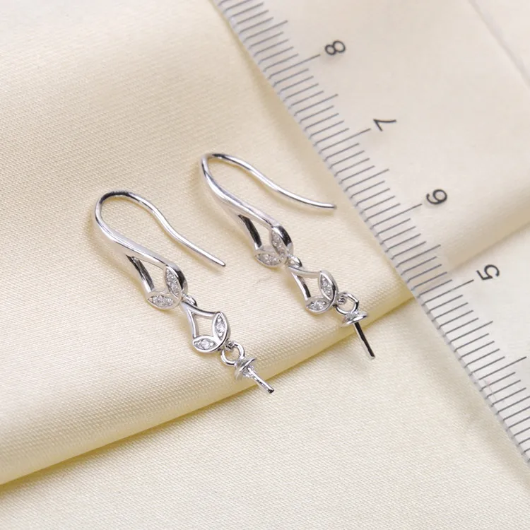 Серьги-гвоздики из серебра 925 пробы с жемчугом | Украшения и аксессуары