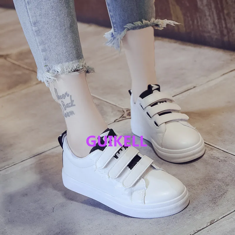 Guikell 2017 Осень и Весна Новый Magic обувь все матч улица белый обуви осень на плоской