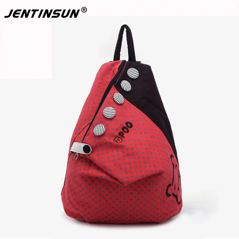 Новый Колледж Отдых двухместный плеча Рюкзак холст пакет мешок школы круглый