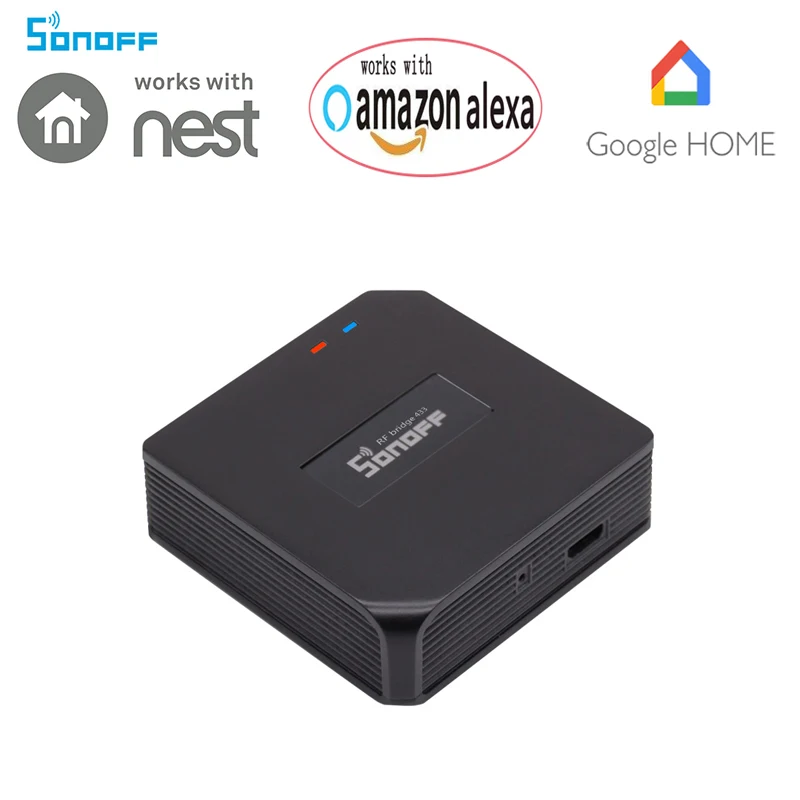 Sonoff RF Brigde Wi Fi 433 мГц Беспроводной преобразователь сигнала ПИР 2 Сенсор/DW1 умный дом
