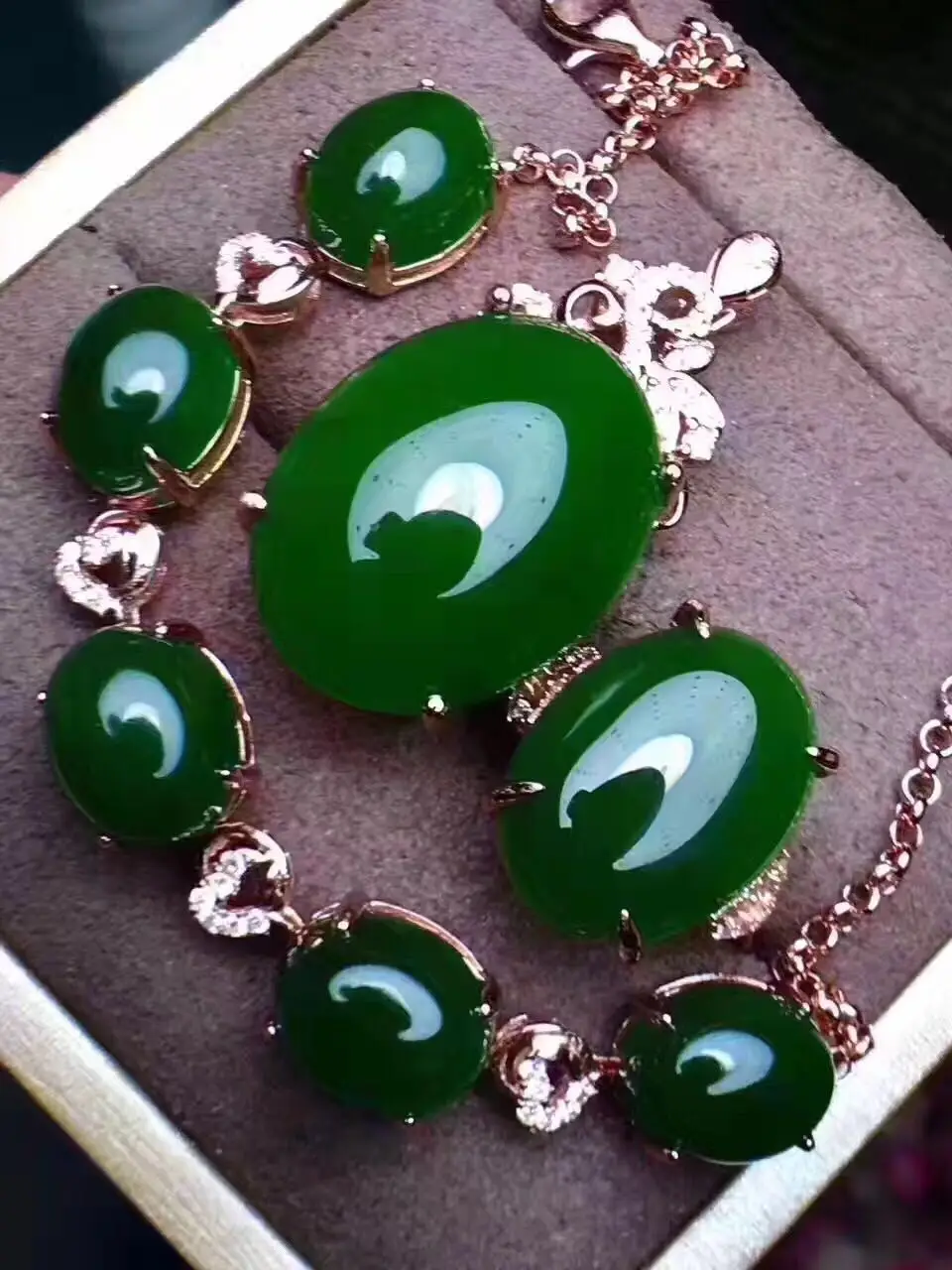 Кольцо с подвеской из натуральной яшмы браслет тремя костюмами серебра 925 пробы