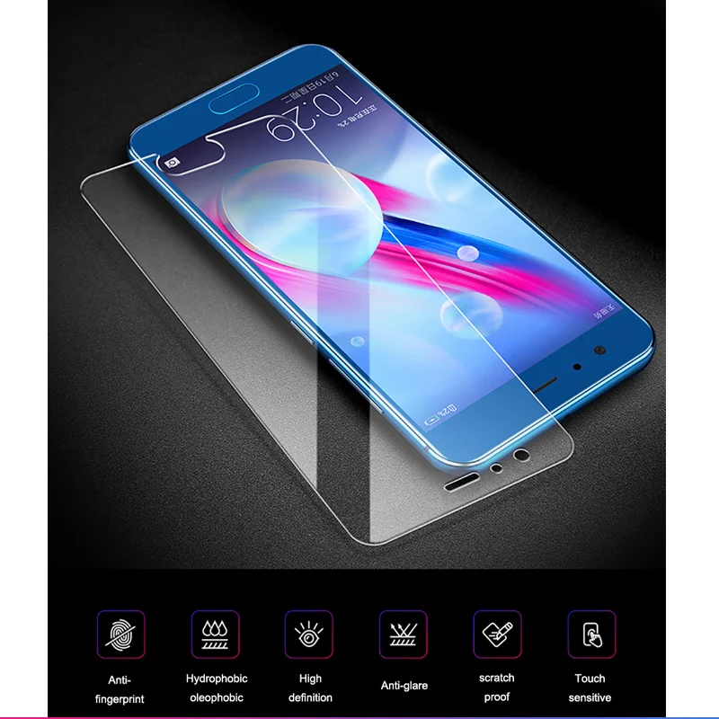 2.5D стекло для Huawei Mate 10 lite P20 Защитное P10 Pro 9 Защита экрана Honor lite|Защитные стёкла и