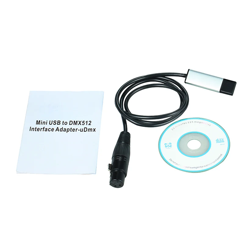 USB к DMX интерфейсному адаптеру LED DMX512 компьютерный ПК контроллер освещения сцены