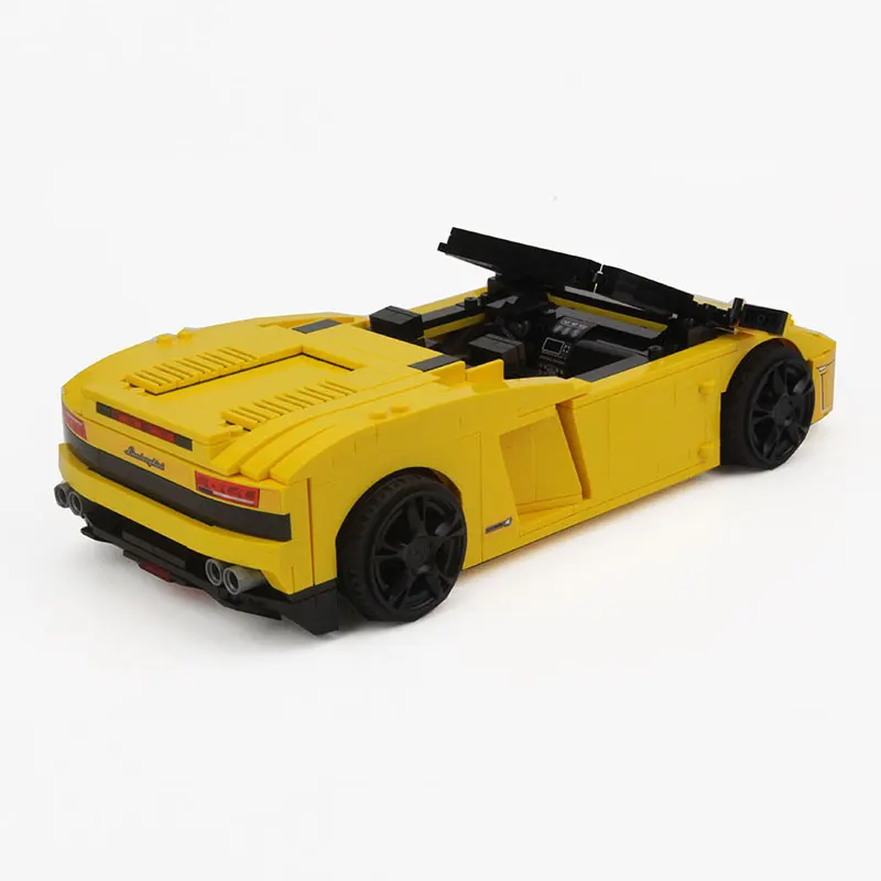 Yile 011 модель строительных блоков Gallardo LP 560-4 Совместимость с legoings technic 8169 наклейки