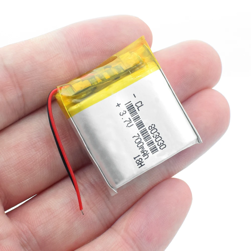 803030 Bluetooth стерео колонки 700mAh навигатор 3,7 V полимерный литий-ионный аккумулятор для смарт-часов MP3 MP4 игрушка светодиодный светильник
