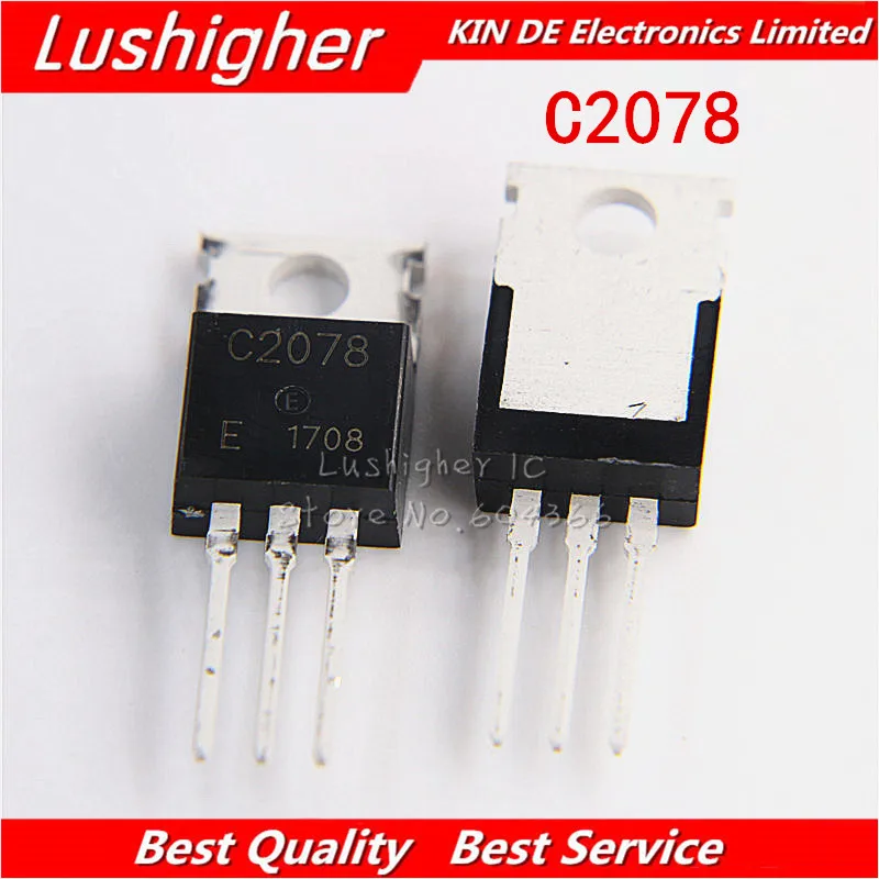 50 шт. C2078 TO220 2SC2078-220 2078 транзисторы 3A 80V | Электронные компоненты и принадлежности