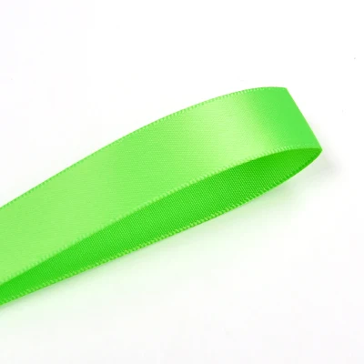 acid green 556 YAMA 25 28 32 38 мм 100 ярдов/партия двусторонний сатиновый ленточный светильник темно-зеленого цвета для вечерние украшения свадьбы ручной работы - Цвет: acid green 556
