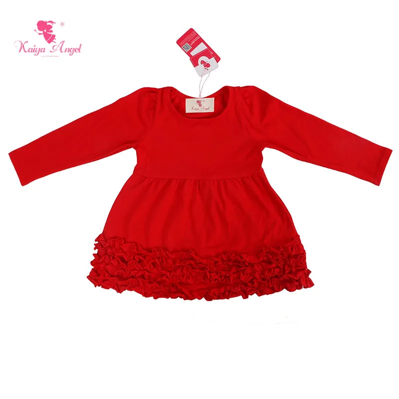 

Kaiya Angel Kids Clothes Girls Fancy Dress For Children Christmas Red Toddler Baby Girls Autumn Dress Long Sleeve Christmas