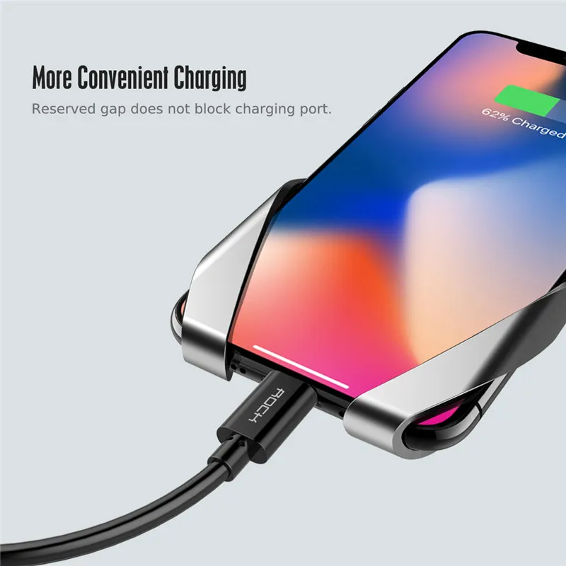 Автомобильный держатель ROCK Autobot для мобильного телефона iPhone samsung, автомобильный ABS материал, регулируемая Автомобильная Подставка для телефона