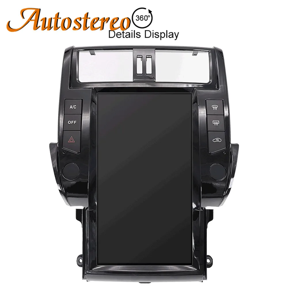 Android 9 Tesla стиль автомобиля gps навигация без DVD плеер для TOYOTA Land Cruiser Prado 10+ головное устройство Мультимедиа Радио магнитофон