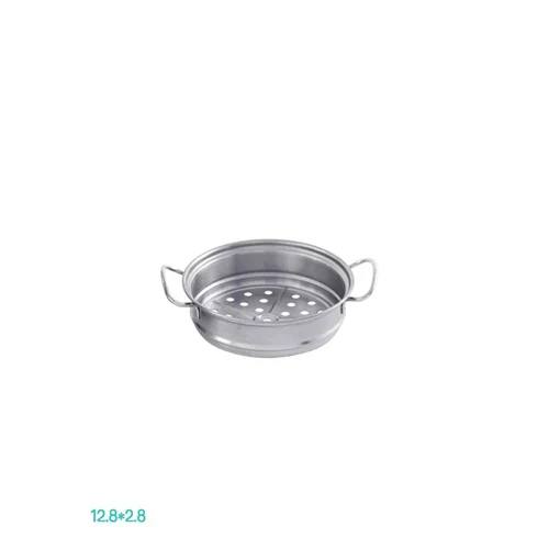 steamer tray 1 шт. детская забавная кухонная игрушка из нержавеющей стали кастрюли кухонная посуда Серебряная Миниатюрная игрушка ролевые игры подарок для ребенка - Цвет: steamer tray