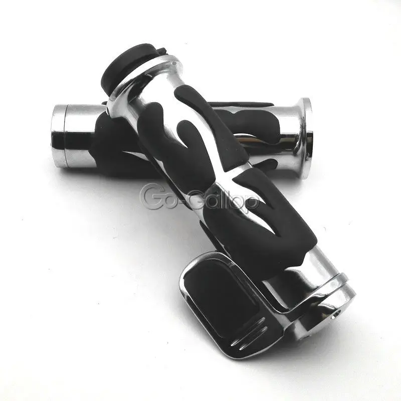 1 &quotрукоятка с пламенем для руля Suzuki Boulevard / Yamaha V Star XVS Honda Shadow VT 600 750 1100 Harley XL 883