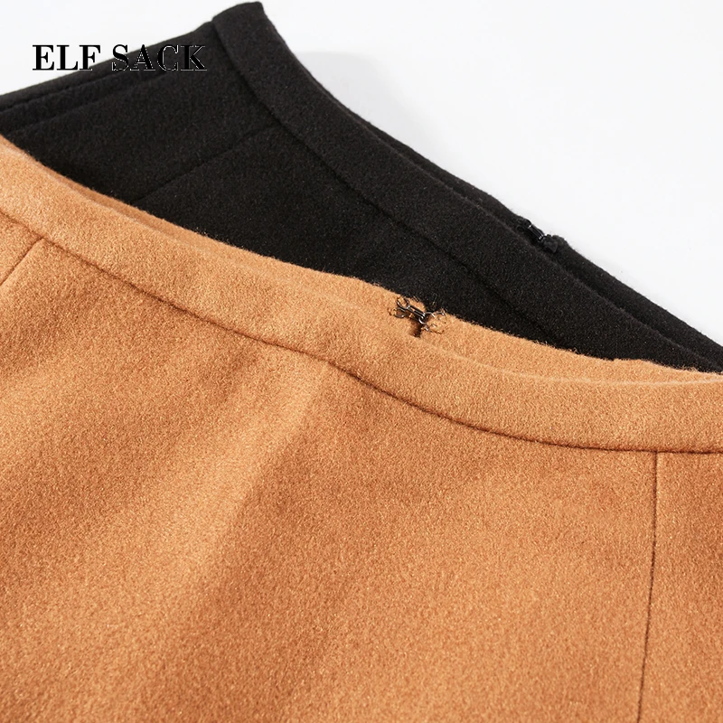 Женские шорты ELFSACK повседневные однотонные винтажные А силуэта уличная одежда