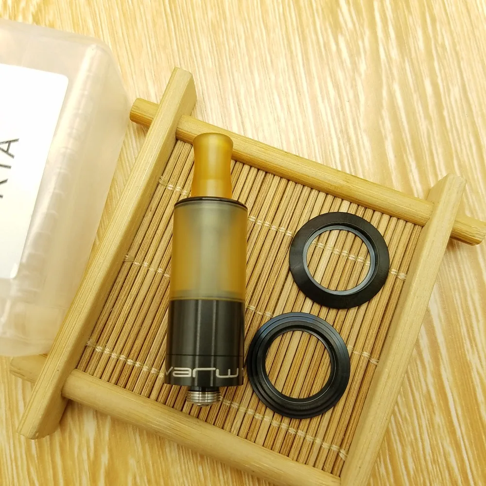 Dvarw MTL Style Mini 16 мм RTA Rebuildable Atomizer 316SS PEI Нижняя система воздушного потока Dual Post Build Deck