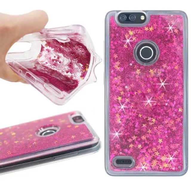 For ZTE Blade Zmax / ZMax Pro 2/Sequoia Z982 Case Luxury Bling Glitter Liquid Quicksand Star Sparkle Soft Cover Z max |