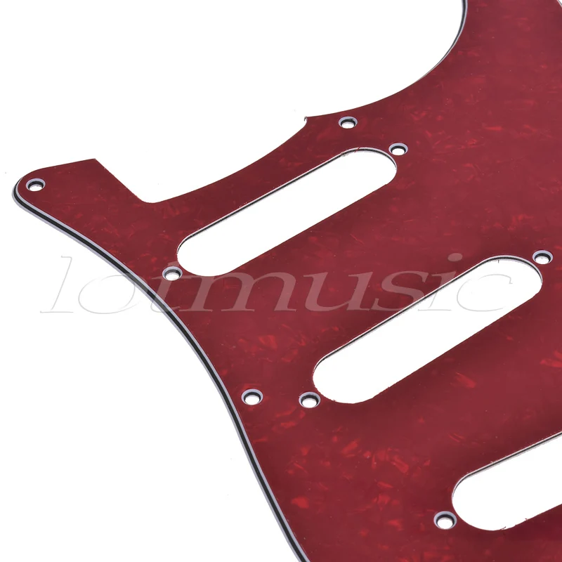 Электрогитары Накладку К Царапинам Пластина для Fender Strat Части Замена 3 Слоя