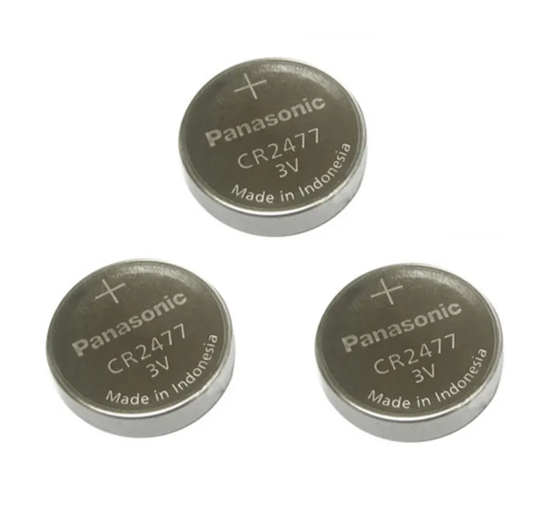 Новые оригинальные батарейки Panasonic CR2477 3V CR 2477 3 шт./лот высокопроизводительные