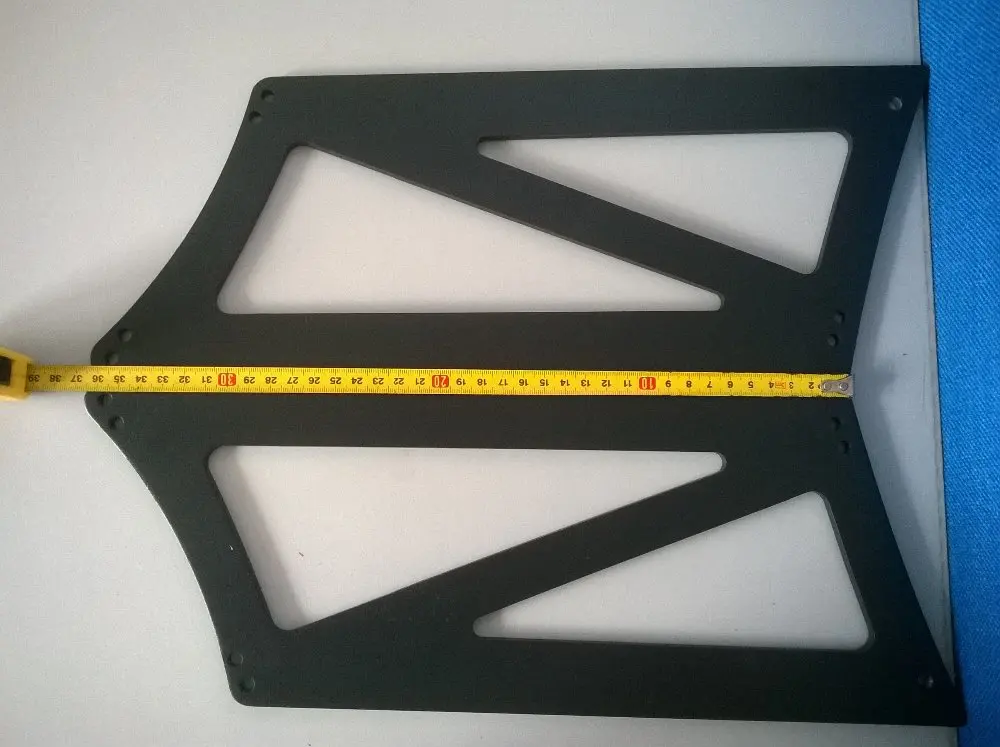 Алюминиевые ножки подставки кронштейн для крыла Js Racing / Voltex GT 365 мм в высоту|leg