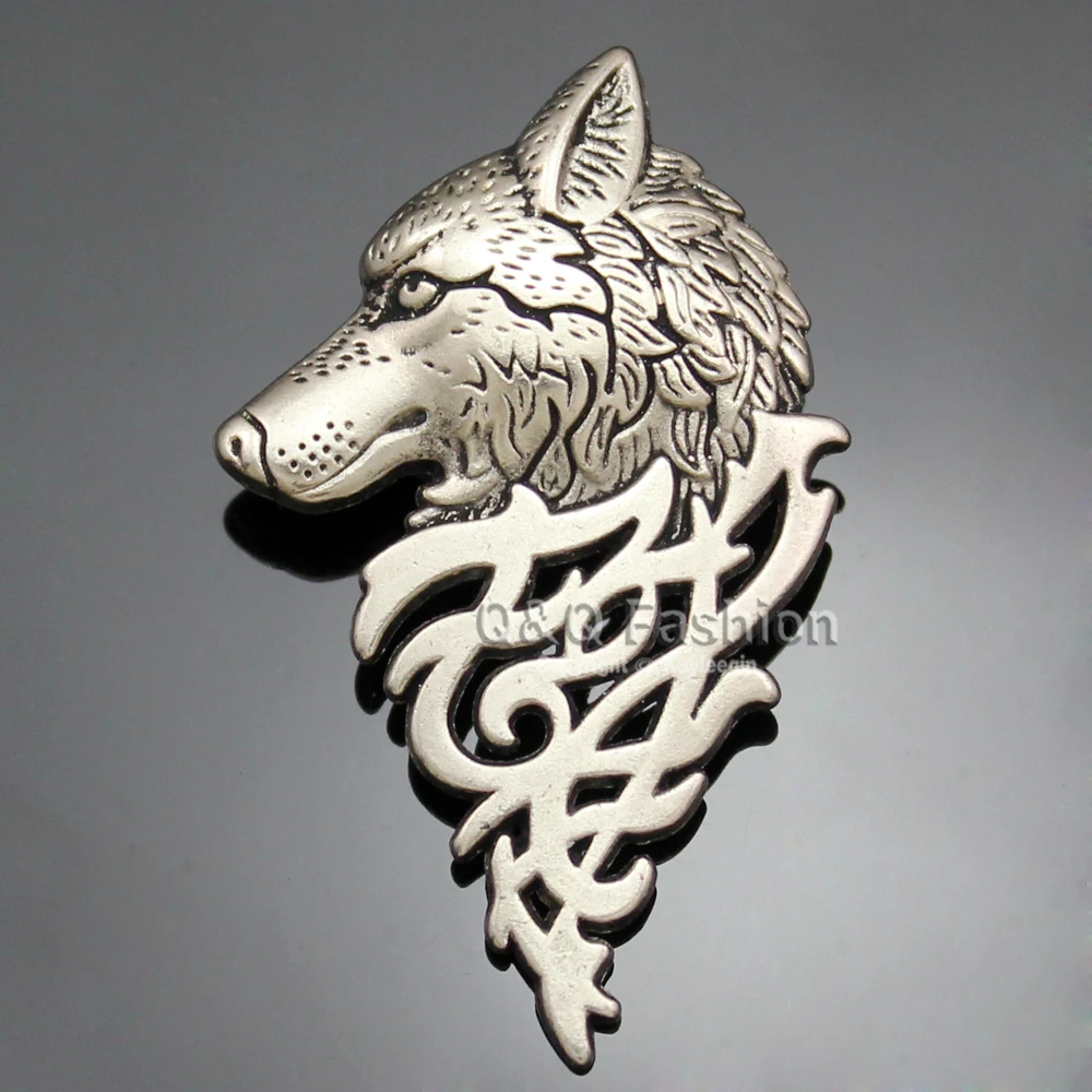 Художественное украшение в стиле ретро Койот с головой Койота|pin badge|brooch pinsbrooch