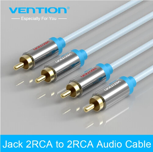 Vention 2RCA до 2 RCA аудио кабель с золотым покрытием для домашнего кинотеатра DVD ТВ Amplifer