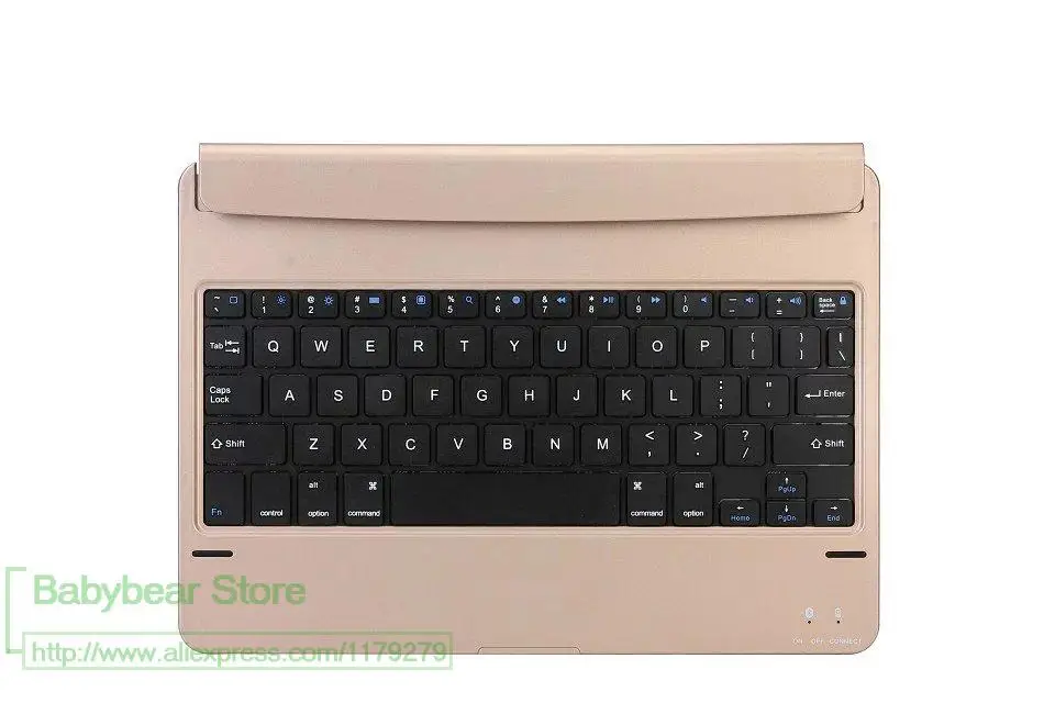 Беспроводная копировальная Bluetooth клавиатура из алюминиевого сплава с док