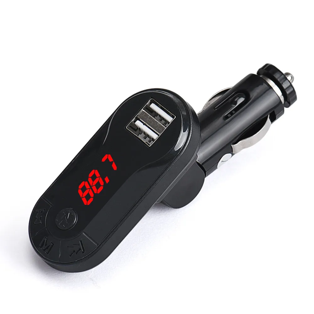 Лидер продаж Bluetooth Беспроводной FM передатчик MP3 плеер Handsfree Car Kit USB TF SD удаленного