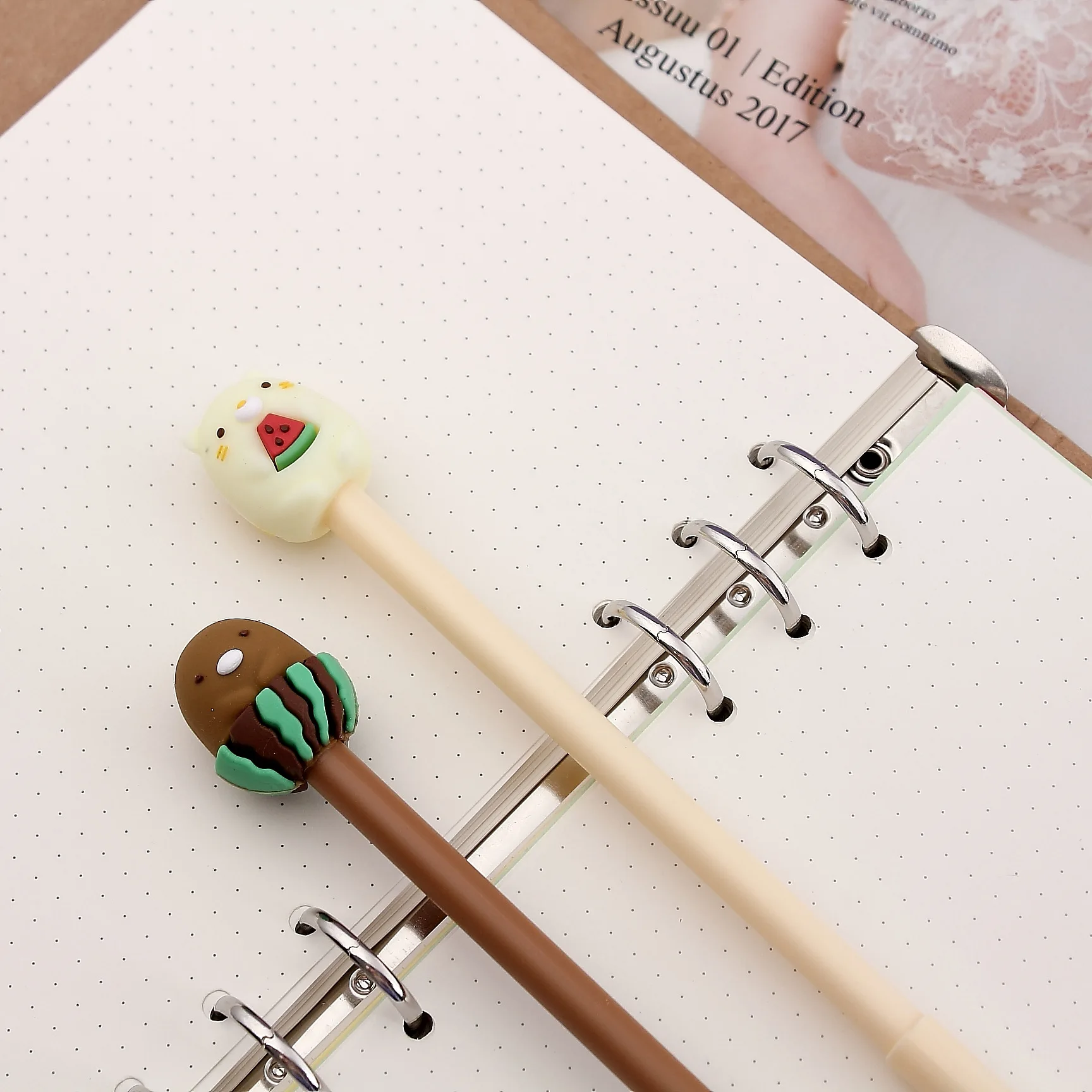 4 шт./лот Kawaii Sumikko Gurashi гелевая ручка 0 5 мм черные чернила авторучка для подписи Escolar