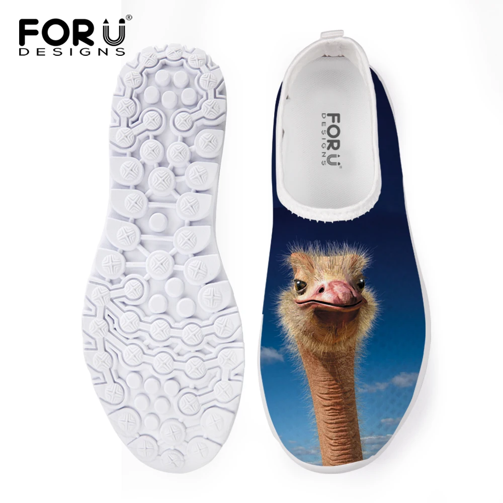 FORUDESIGNS/Новое поступление; женская Повседневная летняя пляжная обувь на плоской подошве; водяная горка; женские комфортные плоские туфли с объемным животным принтом павлина